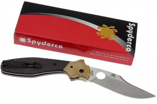 Складной нож Spyderco Schempp Bowie 190CFP фото 9