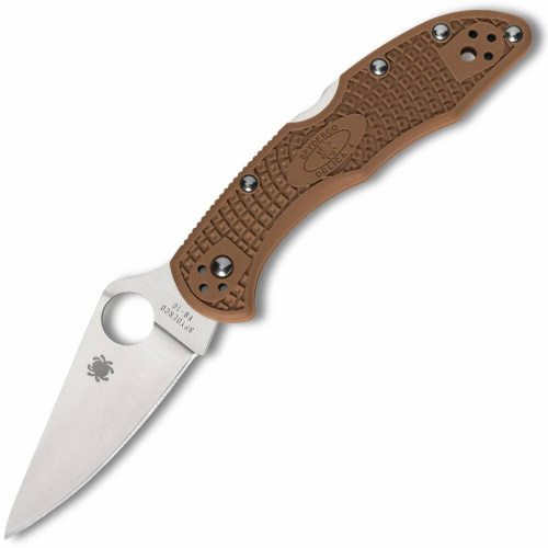 Складной нож Spyderco Delica 4 Flat Ground - 11FPBN фото 5