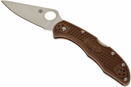 Складной нож Spyderco Delica 4 Flat Ground - 11FPBN фото 20