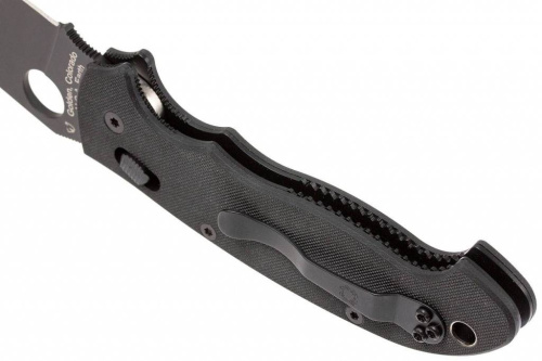 98 Spyderco Manix 2 XL Black - 95GPBBK2 фото 2