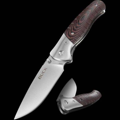 3810 Buck 836 Large Folding Selkirk Knife - 0836BRS фото 10