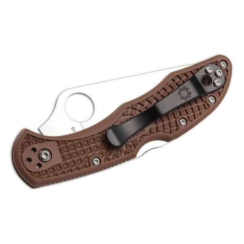 Складной нож Spyderco Delica 4 Flat Ground - 11FPBN фото 6